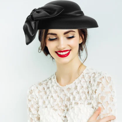Elegant Bowler Hat for Weddings - Image 3